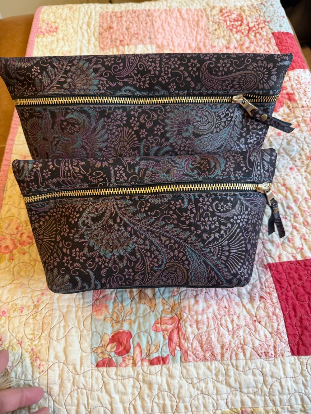 Portland Leather Goods Masquerade Makeup Bags - L & XL